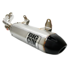 Kawasaki BRUTE FORCE 750 IRS Performance Exhaust - Big Gun - EXO Stainless Slip On - `15-`23
